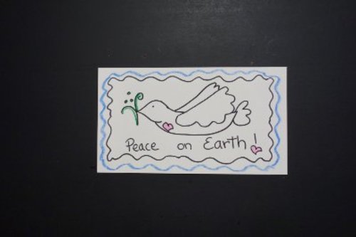 Preview of Let's Draw a Peace on Earth Dove!