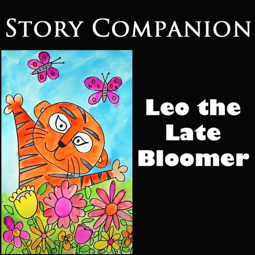 Preview of LEO THE LATE BLOOMER Story Book Companion | Video Drawing & Painting Project