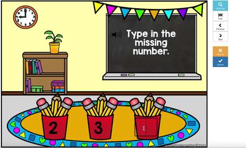 Back to School Counting to 10 BOOM Cards by La Petite Kindergarten