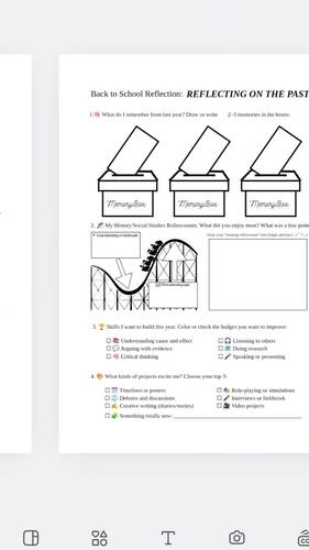 Back to School History & Social Studies| Grades 5–10 | Printable & Editable