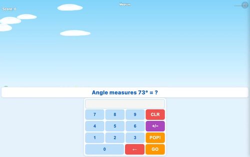 4th Grade Angles Math Game | Independent Math Practice by Kick My Math