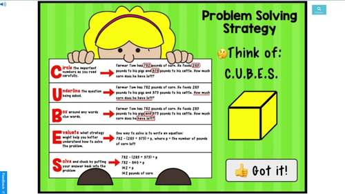 Scaffolded Word Problem Growing Boom™ Bundle (4.OA.A.3) by Math is ...