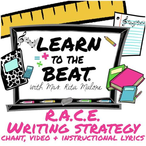 Preview of R.A.C.E. Strategy Chant Lyrics & Video by Learn to the Beat with Rita Malone