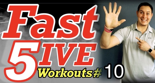 At Home Workouts FAST 5 Workout 10 by The PE Spot TPT
