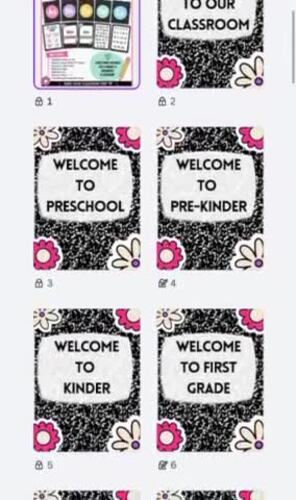 Composition Classroom Decor Bundle | Alphabet, Number Chart 0–20 ...