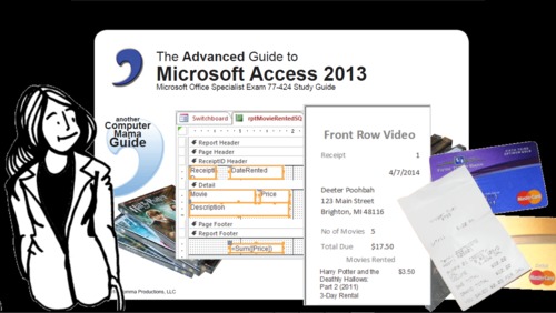 Preview of Microsoft Access 2013 Advanced: The Receipt Report, part 1