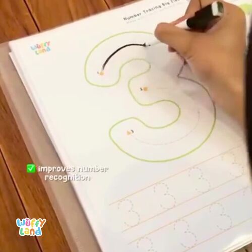 Number Tracing Worksheets 1–20 | Big Size Writing Practice for PreK ...