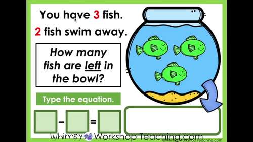 Google Slides Math Subtract Within Word Problems Fishbowl Distance Learning
