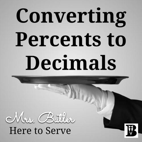 Preview of Converting Percents to Decimals Video
