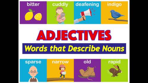 Adjectives: An Awesome Introduction (PowerPoint) by It's HOT | TPT