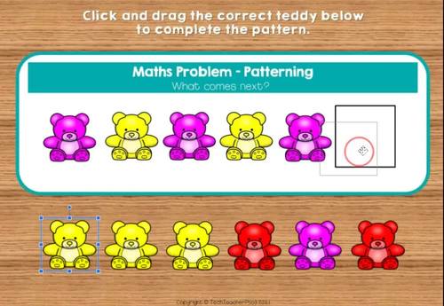 Teddy Bear Patterning and Problem-Solving Google Slides™ Activity