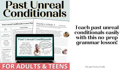 Adult ESL English Grammar Lesson Plan & Activities - Past Unreal ...