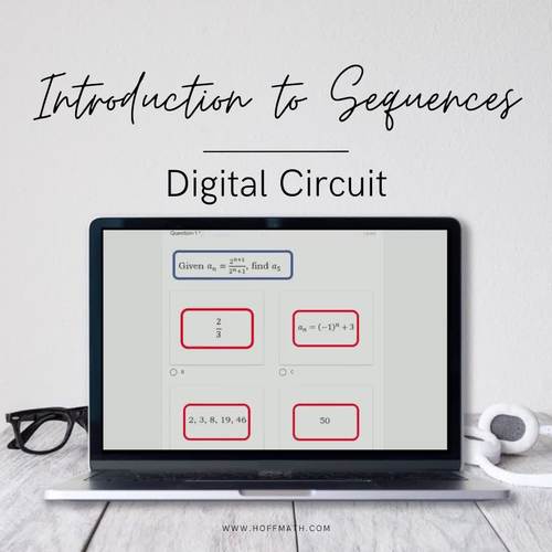 Sequences and Series Digital Homework BUNDLE 1 by Hoff Math | TpT