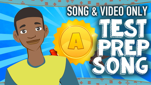 Preview of MATH TEST PREP for 3rd, 4th, & 5th Grade (Song) ★ PARCC, STAAR, SBAC Math Help