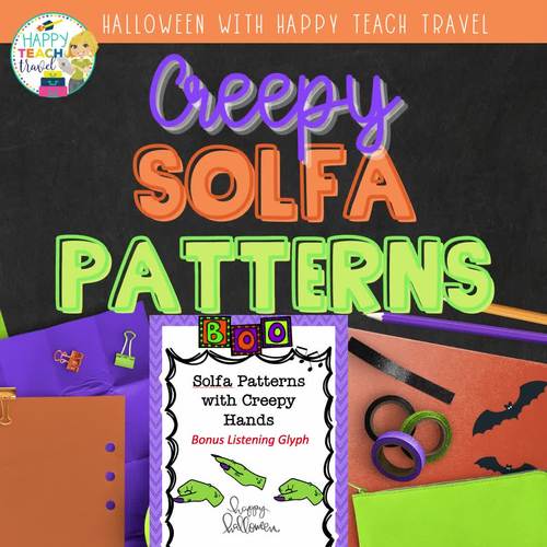 Halloween Music Solfege Patterns by Happy Teach Travel | TPT