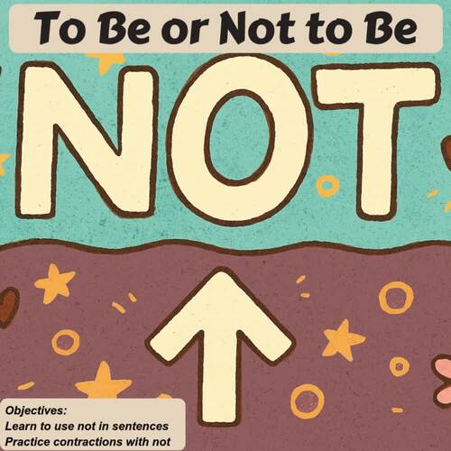 ESL To Be Negative Forms Lesson: Am/Is/Are Not, Contractions by ESLJAM