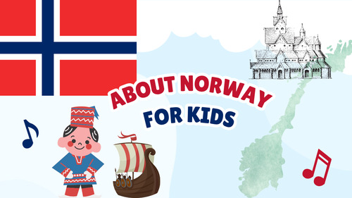 Preview of Norway for Kids | 1 Minute 31 Sec Educational Video with Real Footage + MP3