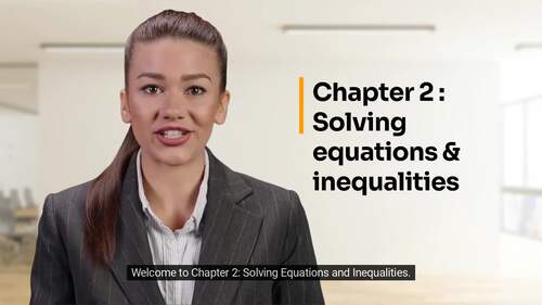 Preview of Chapter 2 : Equations and Inequalities