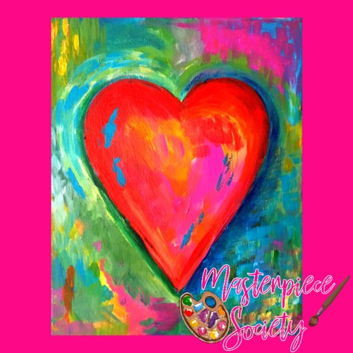 Abstract Heart Art Video Lesson Valentine S Day By Masterpiece