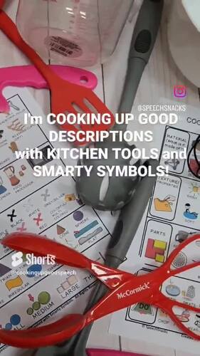 COOKING UP GOOD DESCRIPTIONS (kitchen tools)| VISUAL SUPPORTS ...
