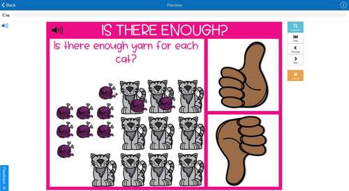 Is There Enough? | Distance Learning | Boom Cards™ by Freckled in Kinder