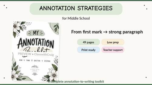 Annotation Strategies for Middle Years Reading Comprehension ...