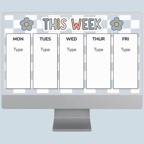 Daily Slides Templates for Boho Classroom Decor - Google Slides & Canva