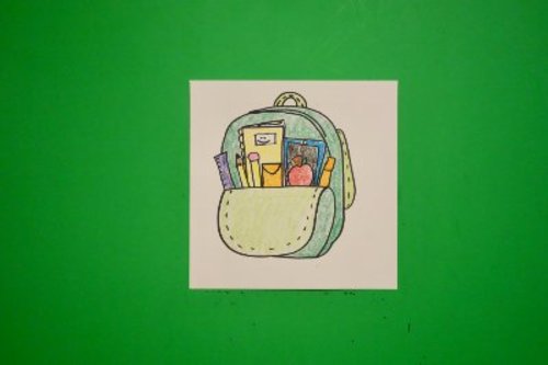 Preview of Let's Draw a Backpack!