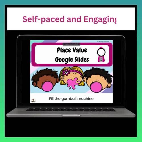 Place Value Self Correcting - Digital Errorless Cards by Ms Fox's Classroom