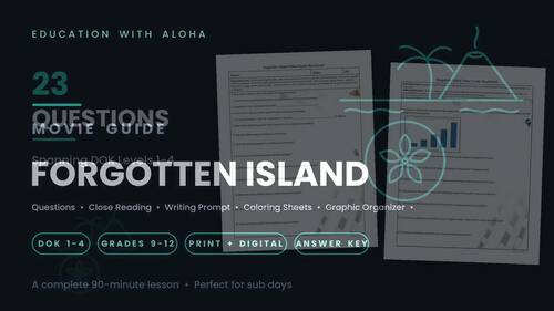 Forgotten Island | Movie Guide | Activities | Questions | Worksheets