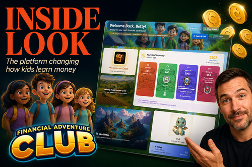 Preview of Financial Literacy for kids and families