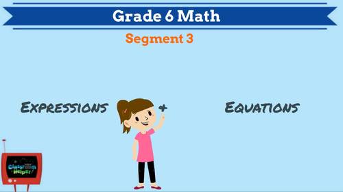 Preview of 6th Grade Math Expressions and Equations