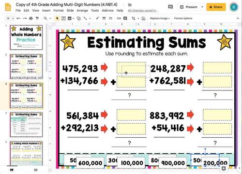 4th Grade Multi-Digit Addition With Regrouping - Math ...