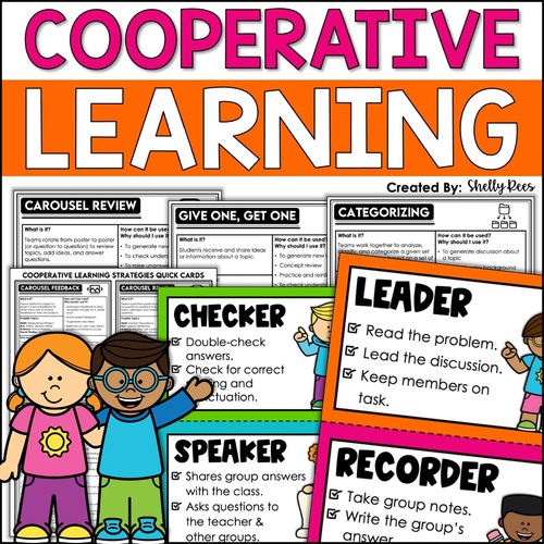 Preview of Cooperative Learning Group Roles Activities and Posters for Kagan Structures