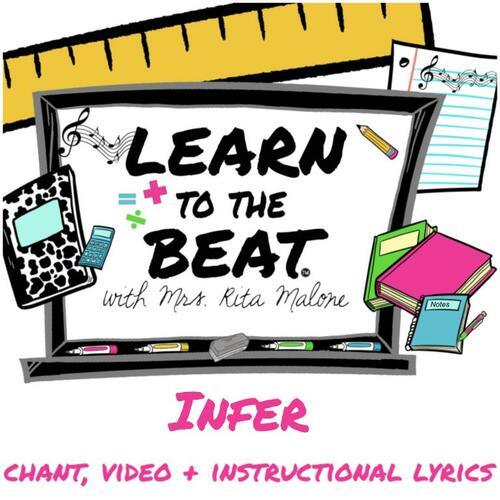 Preview of Infer Chant Lyrics & Video - Learn to the Beat with Rita Malone