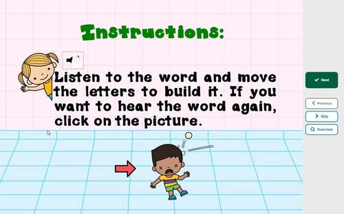 Build CVC words Boom Cards BUNDLE by FirstGrate First Grade Teaching ...