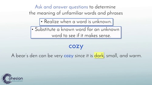 Ask And Answer Questions To Determine The Meaning Of Words And Phrases