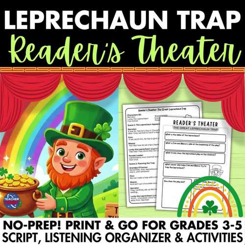St. Patrick's Day Reader's Theater How to Catch a Leprechaun Activity ...