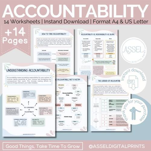 Accountability Worksheets, Responsibility Worksheets, Couples Therapy