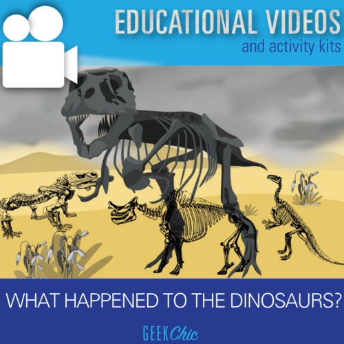 Preview of How did dinosaurs go extinct? Video and Activities!