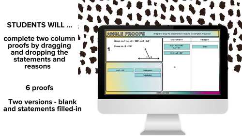 Angle Proofs Digital Activity by Rise and Sine | TpT