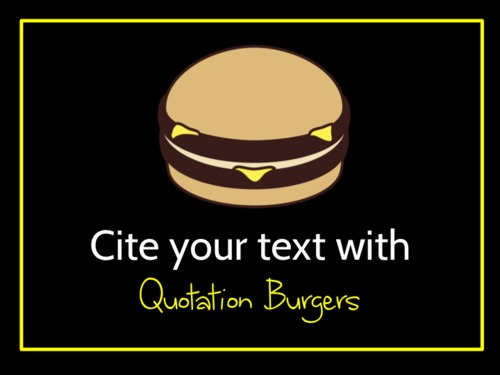 Preview of Flipped Learning: Introducing Embedded Quotations with the Quotation Burger