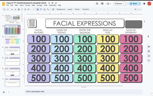 Facial Expressions Social Skills Game: Identifying Emotions & Nonverbal ...