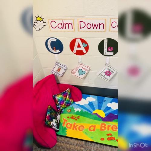 Responsive Classroom Calm Down Corner, Take a Break Space TpT