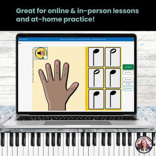 Left Hands & Right Hands with Music Note Stem Direction BOOM™ Cards ...