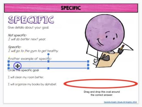 SMART goals Distance Learning for Google Classrooms | TPT