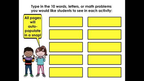 50% OFF Spring Sight Word Games EDITABLE: Use Any List: Words, Letters ...