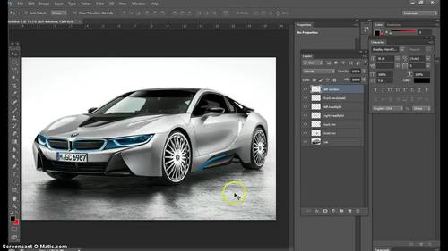 Preview of Photoshop Car Design Unit  Adding Graphics to a Car - (Part 6)