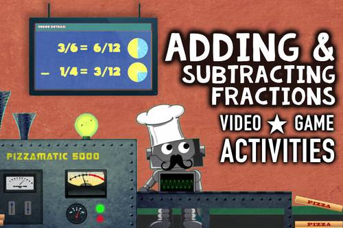 Adding And Subtracting Fractions With Unlike Denominators: Videos & Activity