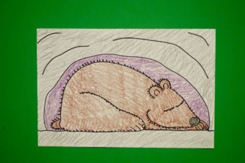 Preview of Let's Draw a Hibernating Bear!